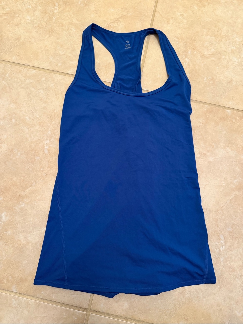 Women’s Blue Racerback Tank Top